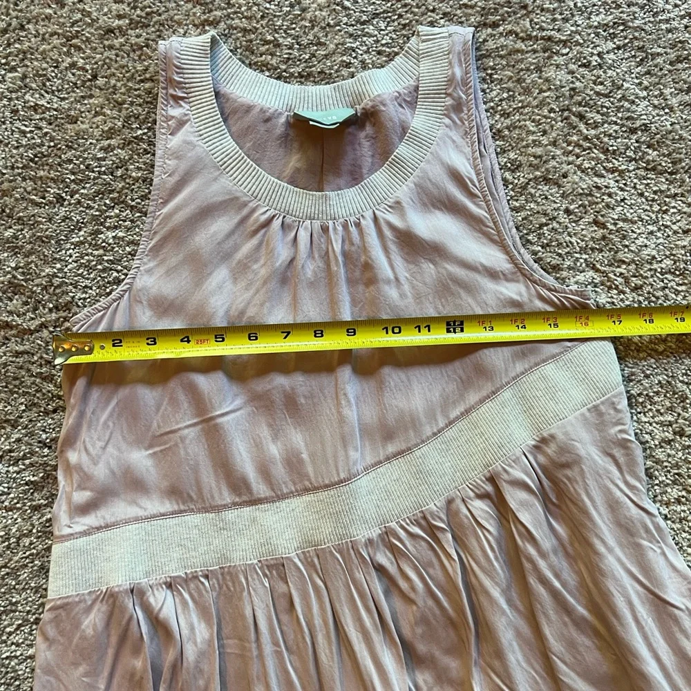 ANTHROPOLOGIE MAEVE | Blush and Grey Jersey Knit Tank Dress size S/4-6 - Picture 9 of 9